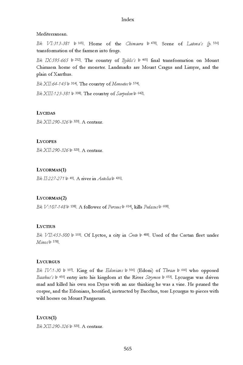 Ovid: The Metamorphoses - Page 565